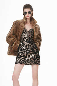 Abrigo de invierno de piel gruesa Savannah Ja-guar Fur Jacket Faux Fur Coat de ENZO & LEO Local Brand Vietnam - Product Image 3