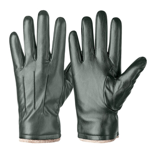 Nuevos Guantes de Cuero Personalizados para Hombre, Diseño Moderno, Colores Sólidos, Resistentes al Viento, Estilo Elegante, OEM 2026 - Product Image 1