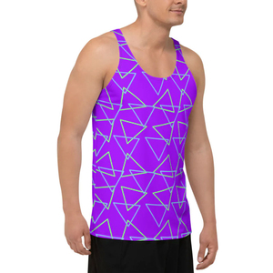 Custom Made Vests <b>Singlets</b> Sports <b>Men</b> 100% Polyester Breathable Sublimation Quantity Print Summer OEM Fitness Gym Tank Tops - Product Image 3
