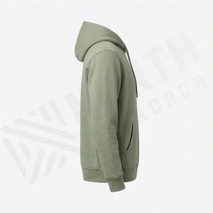 Vente en gros de sweats à capuche unisexes personnalisés de haute qualité, 100% coton, streetwear d'hiver, écologiques, 500 GSM, coupe ample, poids lourd - Product Image 3