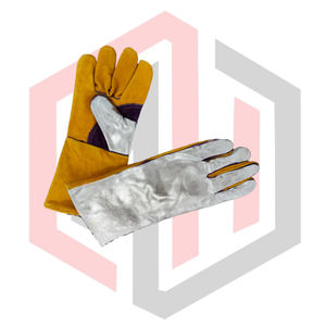 Guantes de Soldadura TIG MIG de Cuero Resistentes al Calor, Antideslizantes, Resistentes a Desgarros, Transpirables, Sin Silicona, Anticorte, Antiestáticos - Product Image 3