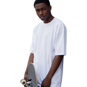 เสื้อยืดผ้าฝ้ายพิมพ์ลายกราฟิก230แกรมสำหรับผู้ชายทรงหลวมทรงหลวมผ้าฝ้าย100% พิมพ์โลโก้ได้ตามต้องการ - Product Image 1