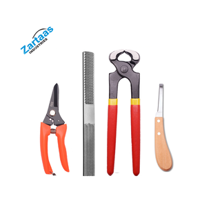 Kit d'outils de fermeur professionnel de 8 pouces, comprenant mini-râpe, lime à sabots, cisailles métalliques pour sabots de chèvre, porc et équidés, et coupe-sabots. - Product Image 6
