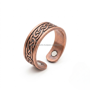 Joyería Devocional Bio Magnética al por Mayor • Anillo Esotérico Irlandés Unisex Ajustable - Product Image 3