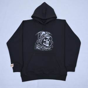 Sweat à capuche noir de haute qualité avec logo personnalisé disponible, imprimé graphique, en molleton de coton, chaud pour l'hiver, pour hommes - Product Image 4