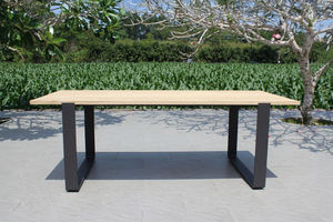 Juego de Comedor para Exteriores Luva Designer con Detalles de Cuerda y Estructura Metálica - Product Image 2