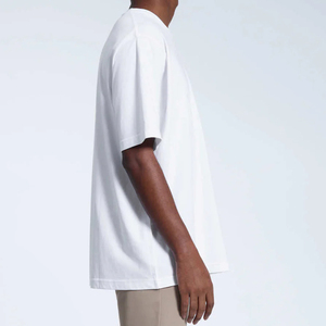 Oversized Men's Tee 280 GSM 100% Cotton Streetwear <b>Drop</b> Shoulders with Logo Printed on Chest and <b>Back</b> - Product Image 4