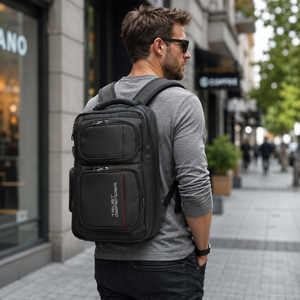 Sac à dos de travail imperméable de haute qualité, OEM ODM, fabricant sur mesure, sac à dos de voyage, sac à dos pour ordinateur portable, sac à dos EDC pour hommes, étudiants - Product Image 5