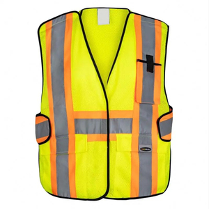 Gilet de sécurité personnalisable avec bande réfléchissante haute luminosité, vêtement réfléchissant avec logo - Product Image 3