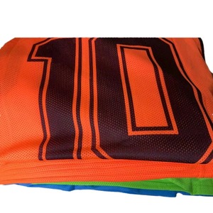 Camiseta Deportiva Naranja sin Mangas Número 8, Transpirable, de Poliéster, Unisex, Uniforme de Equipo para Adultos, Impresión Personalizada, Detección de Agujas - Product Image 5