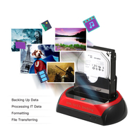 Caja de estación de acoplamiento USB IDE/SATA HDD todo en uno del fabricante, discos duros SATA IDE de 2,5/3,5 pulgadas para Mac/PC, Stock de plástico