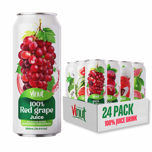 Jus de fruits VINUT 500 100% ml avec saveurs de variété de pulpe, sans sucre, OEM/ODM, marque privée, échantillon gratuit disponible - Product Image 1