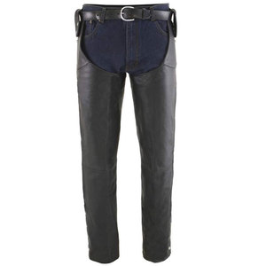 Hot Sale Breathable Eco-Friendly Genuine Leather Horse <b>Riding</b> Full <b>Chaps</b> for Men and Women Medium Black English Style Equestrian - Product Image 1