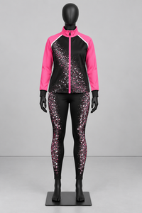 Ensemble de vêtements d'entraînement personnalisés pour cheerleading, haut court, leggings, shorts, veste de survêtement, vêtements de sport pour l'entraînement d'équipe, OEM ODM - Product Image 2