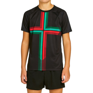 Custom Sublimation Breathable Soccer Uniform <b>Kids</b> Youth Football Team Wear Jerseys and Shorts Set Customized Training Teamwear - Product Image 1