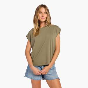 Camiseta de Manga Corta 100% Algodón para Mujer, Diseño Personalizado OEM, Estilo Informal de Verano, Camiseta Moderna con Estampado - Product Image 1