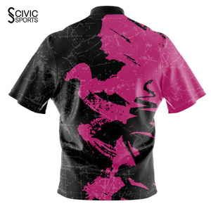 Chemises de bowling pour hommes, maillot de bowling personnalisé, polo 3D pour hommes, chemise élégante avec nom personnalisé, logo d'équipe, performance pour hommes - Product Image 2