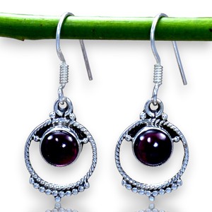 925 Sterling <b>Silver</b> Women's Statement <b>Dangle</b> <b>Earrings</b> Classic Style Natural Black Onyx Gemstone Bezel Setting <b>Earrings</b> Wholesale - Product Image 1