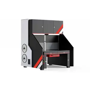 โต๊ะเจียรพร้อมดีไซน์ฮูดดูดฝุ่นด้านหลัง การดูดฝุ่นที่ดีที่สุดสำหรับชิ้นส่วนขนาดใหญ่ - Product Image 4