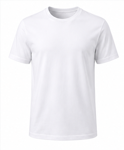 เสื้อยืดคอกลมผู้ชาย คุณภาพสูง สำหรับฤดูร้อน แขนสั้น ผ้าฝ้าย 100% เป็นมิตรกับสิ่งแวดล้อม ทรงปกติ รับสั่งทำ - Product Image 1