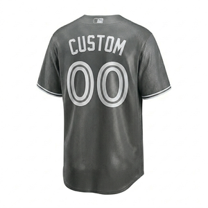 WHOLESALE 2026 Custom Baseball Jersey customized Team name jersey Breathable Athletic SportsWear <b>silver</b> softball <b>top</b> apparel - Product Image 2