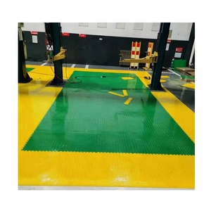 Dalles de sol en PVC pour atelier, usine, entrepôt, sol intérieur, dalles de sol emboîtables, revêtement de sol en vinyle plastique 6 mm - Product Image 2