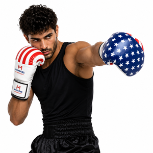 Guantes de Boxeo de Encaje MANGOES FASHION Personalizados al por Mayor, Profesionales para Entrenamiento de Combate, Antideslizantes, Transpirables, Ajustables, Unisex, Duraderos, de PU - Product Image 3