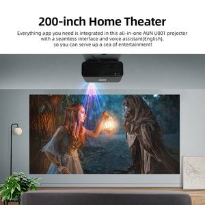 Projecteur vidéo LCD 2050 ANSI pour cinéma maison, projecteur Android Google TV L1 U001 professionnel à faible coût, Widevine 1080P 4K - Product Image 5