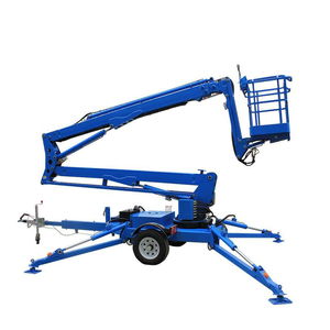 Factory Price 20m <b>Towable</b> Boom Spider Lift Aerial Telescoping <b>Towable</b> Trailer Cherry Picker Lift Portable Lifter - Product Image 4