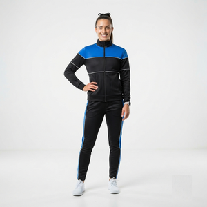 Custom Women Cheerleading Warm Up Tracksuit Full Zip Sports <b>Jacket</b> and Matching Pants Lightweight Athletic Team Uniform - Product Image 1