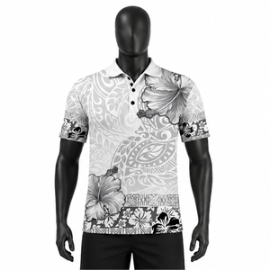 2026 New Arrival Custom Polynesian Tribal Print <b>Polo</b> <b>Shirt</b> Breathable Casual Summer Short Sleeve <b>Shirt</b> Wholesale Factory Direct - Product Image 1