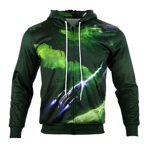 Venta al por mayor 100% de poliéster de talla grande sudaderas con capucha de los hombres de gran tamaño personalizado Sudadera de cuello redondo liso en blanco para la sublimación de invierno - Product Image 6