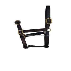 Licol cheval de haute qualité en cuir cheval, de grande qualité, confortable, vente en gros, avec rembourrage doux et canal vide - Product Image 4