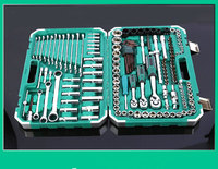 Jeu de Douilles Professionnel Robuste pour Mécanicien, Outils à Main en Acier CR-V pour Pneus et Moteurs de Voiture – Tailles 1/2, 1/4, 3/8 Pouce