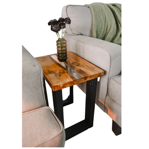 Mesa de Comedor de Resina Epoxi Estilo Rústico Moderno, Diseño Nuevo para Hogar u Oficina, Mueble Versátil, Decoración del Hogar - Product Image 4