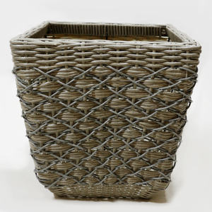 Artex Dong Thap usine jonc de mer jacinthe d'eau artisanat écologique à la main pots de jardinière grand extérieur - Product Image 5