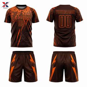 Camisetas de Fútbol de Alto Rendimiento, Pantalones Cortos 7v7, Costuras Resistentes, Tela 100% Poliéster, Transpirable, Secado Rápido, Unisex, Adultos, Personalizable para Equipos - Product Image 6