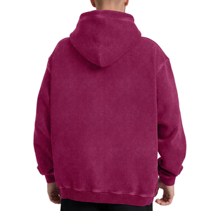 Sudaderas con capucha 100% algodón teñidas con ácido para hombre, fabricación profesional, diseño personalizado de alta calidad, sudaderas con capucha para hombre con efecto lavado ácido. - Product Image 2