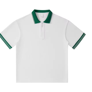 เสื้อโปโลผู้ชายสั่งทำ เสื้อโปโลขายส่ง ผ้าฝ้ายพรีเมียม แขนสั้น ผู้ผลิตเสื้อยืดโปโล OEM สไตล์ลำลอง - Product Image 1