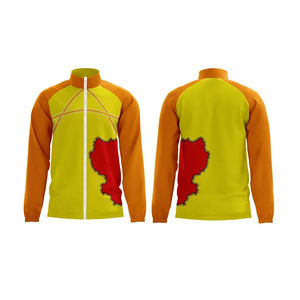 Chaqueta Deportiva Personalizada para Hombre, Chaqueta de Entrenamiento de Poliéster con Cierre, Ropa Deportiva Ligera para Gimnasio, Chaqueta de Fitness con Logotipo OEM - Product Image 5