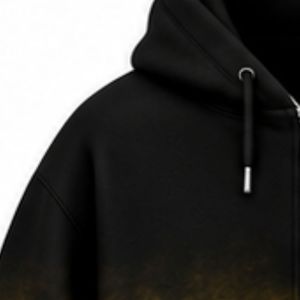 Sudadera con Capucha Oversize Personalizada Sigma Gamma Rho para Mujer, Teñida con Técnica Tie-Dye, Color Dorado y Negro, con Letras Griegas, Sudadera de Forro Polar Informal para Hermandad - Product Image 5