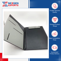 Oferta Especial, Carpeta de Presentación de Cuero PU Hecha a Mano, Personalizable, de Diseño Atractivo y Calidad Confiable, Precio Competitivo al por Mayor