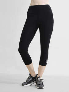 Leggings Capri Taille Haute Extensibles – Pantalon Court Décontracté pour Yoga, Entraînement, Course à Pied, Fitness – Grandes Tailles – Vêtements de Sport Écoresponsables - Product Image 5