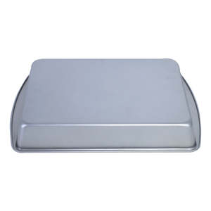 Bandeja rectangular profunda antiadherente de 32 x 22 cm, color gris, apta para horno, utensilio de cocina duradero. - Product Image 3