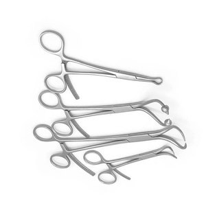 Pinces de réduction à tête sphérique multi-dents pour maintien d'os, 4 pièces, en acier inoxydable, pour chirurgie orthopédique vétérinaire - Product Image 4