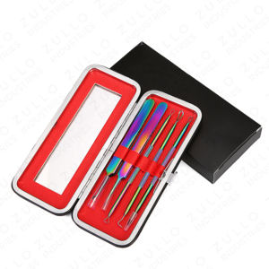 Kit de Herramientas para Eliminar Puntos Negros de Acero Inoxidable Rainbow, Aguja para Acné, Pinzas para Puntos Blancos, Cuidado Facial de la Piel, Precio al por Mayor - Product Image 5
