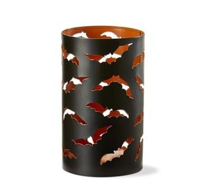 Halloween Pumpkin Metal <b>Bucket</b> Planter Set Black Orange Jack O Lantern Candle Holder Party Trick Or Treat <b>Tins</b> - Product Image 2