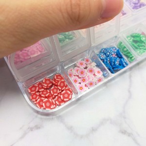 Polymer Clay Flower Slices Miniature Dollhouse <b>Accessories</b> Assorted Colors DIY Craft for ages 14+ - Product Image 5