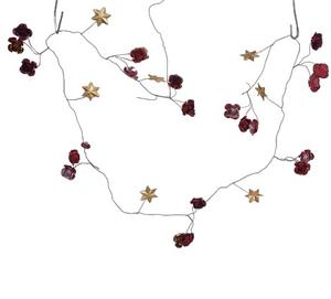 Guirnalda de Flores Ecológica de Lámina de Hierro Galvanizado para Decoración del Hogar, Suministros para Fiestas de Navidad y Año Nuevo al Aire Libre - Product Image 2