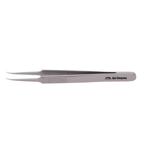 Équipement de microchirurgie de qualité supérieure en acier inoxydable # 5 pinces courbées à pointes recouvertes de TC de 0,3 mm, instruments médicaux - Product Image 3